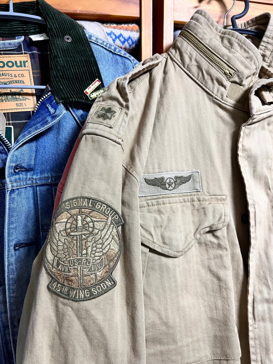 폴로 랄프로렌 M65 필드 자켓 카키 새상품 상품이미지5