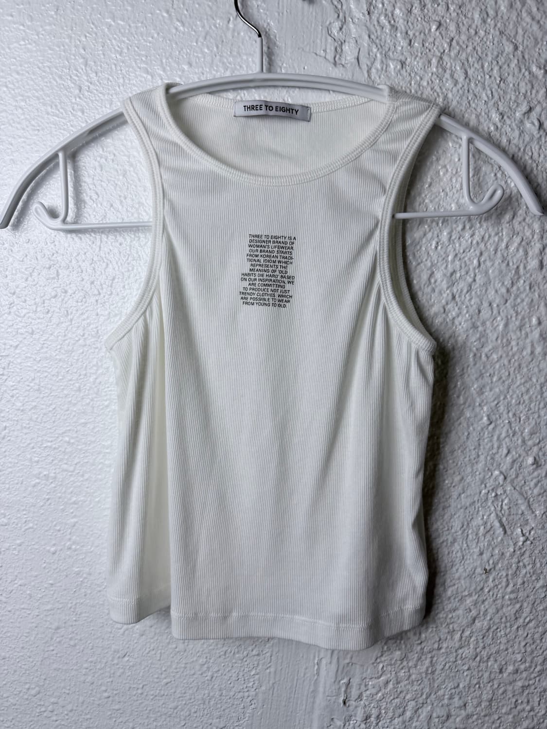 쓰리투에이티 LETTERING GRAPHIC SLEEVELESS 상품이미지5