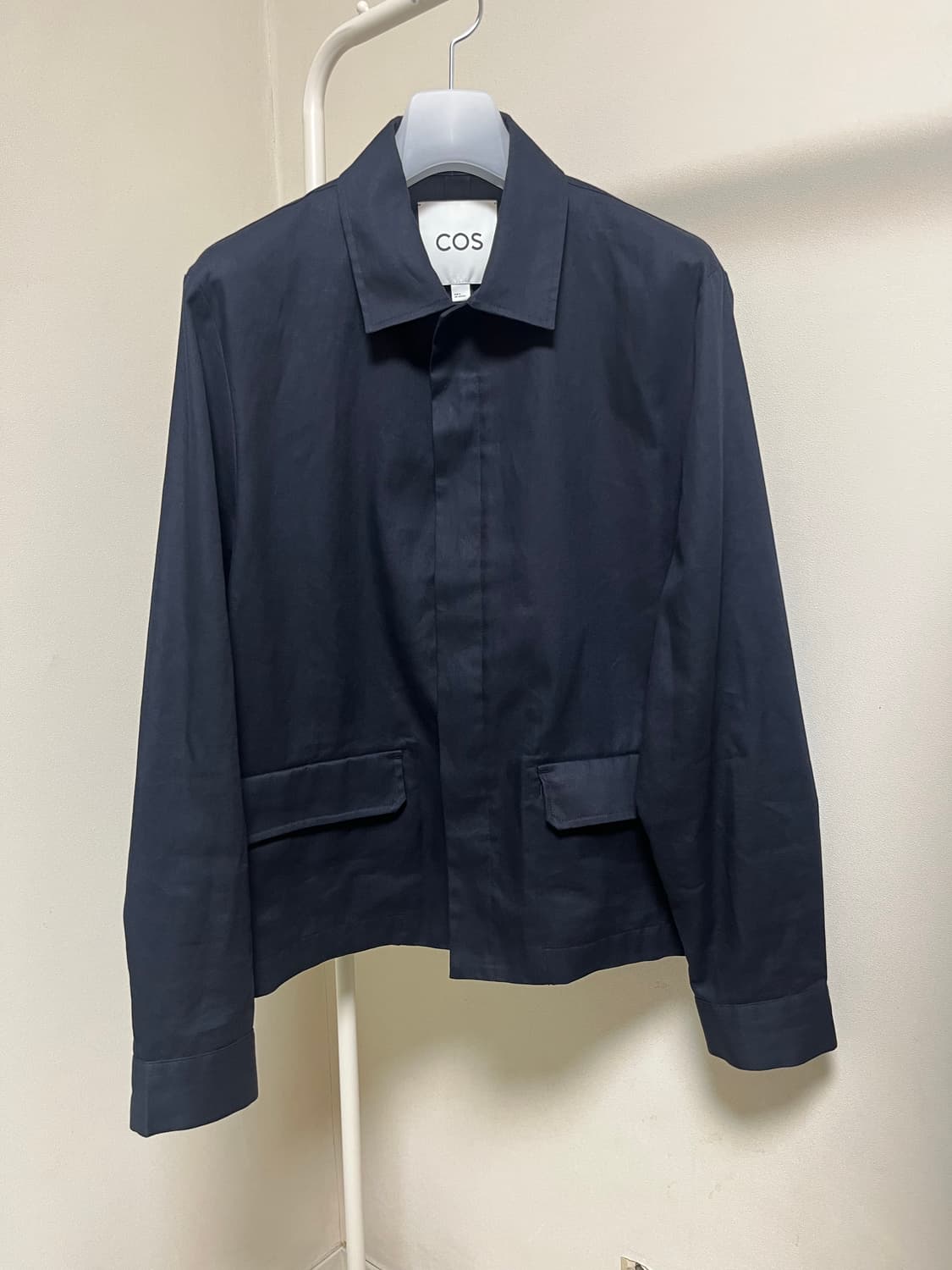 코스 릴랙스드 코튼 리넨 오버셔츠자켓 상품이미지1