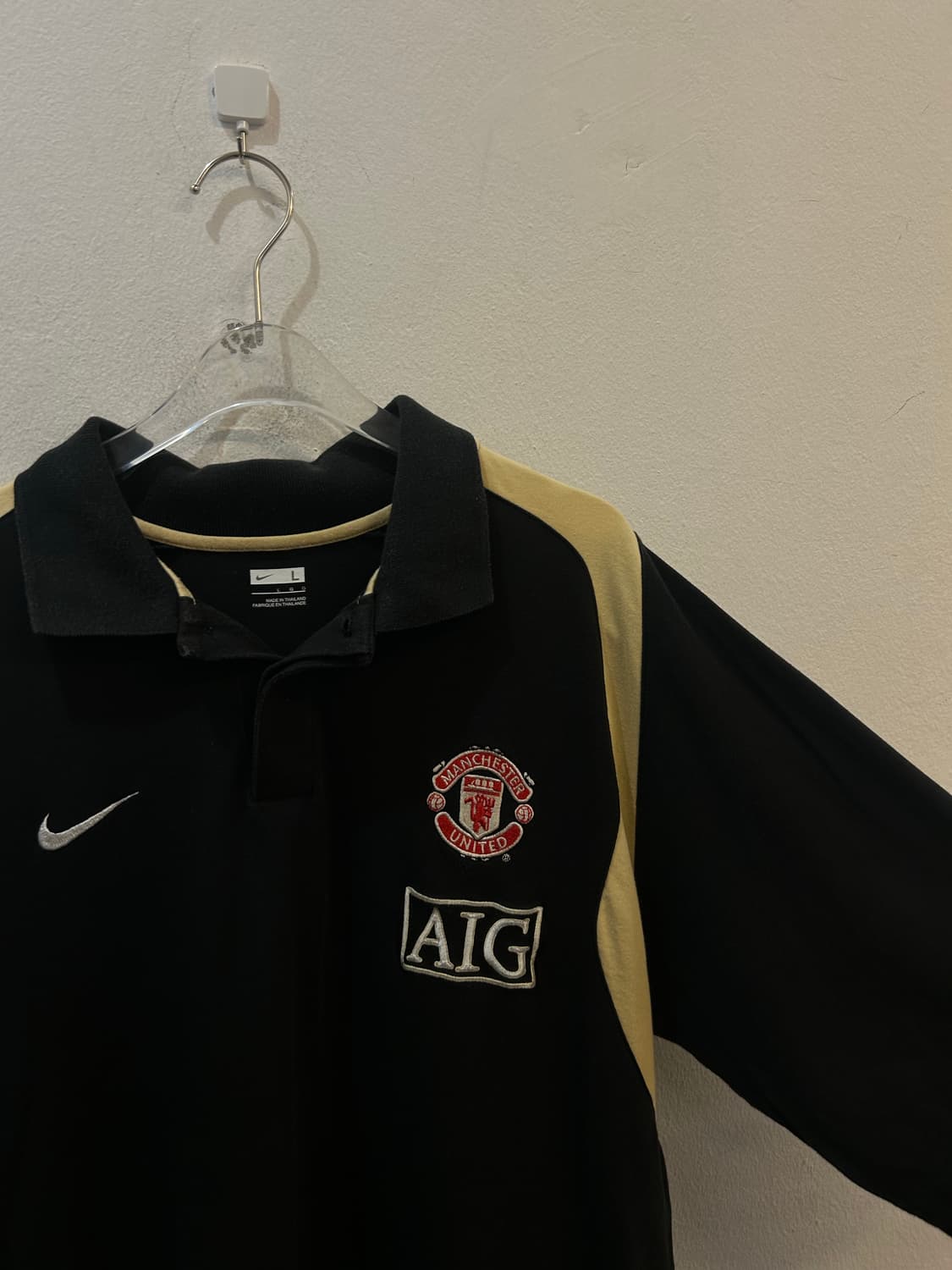 Nike Black Football Polo Shirt 상품이미지3