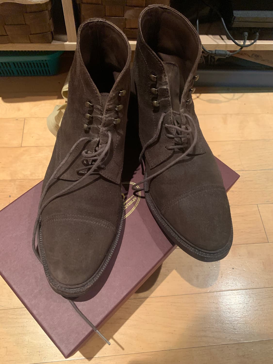 까르미나 스웨이드 부츠 판매(265-270mm)  상품이미지1