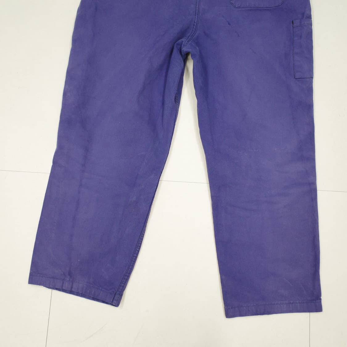 80s 프렌치 Barbe Bleue 페이디드 워크 팬츠 36 상품이미지8