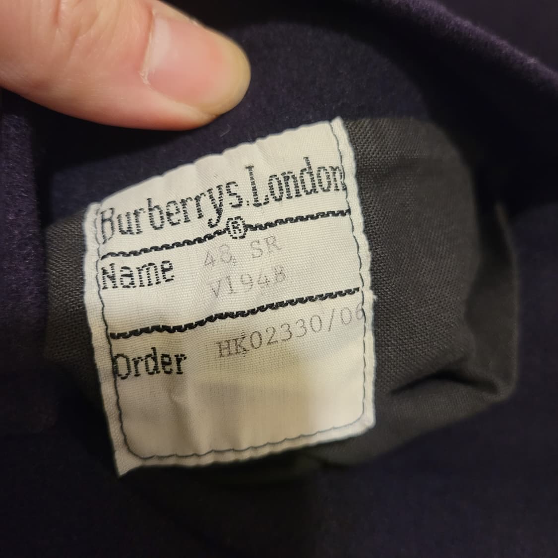 버버리 울 블루종 자켓 상품이미지10