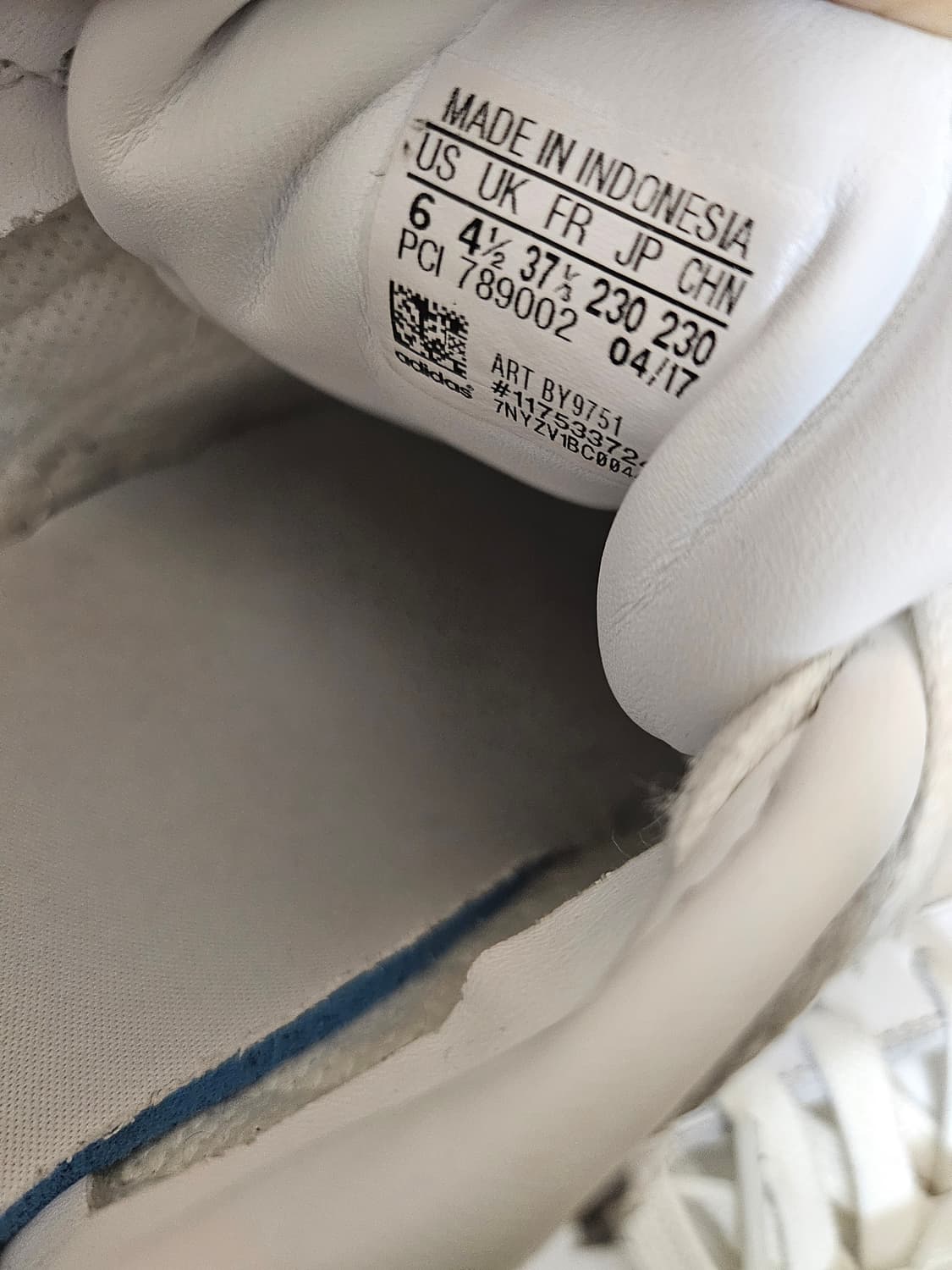 아디다스 슈퍼스타 흰색 230mm 상품이미지7