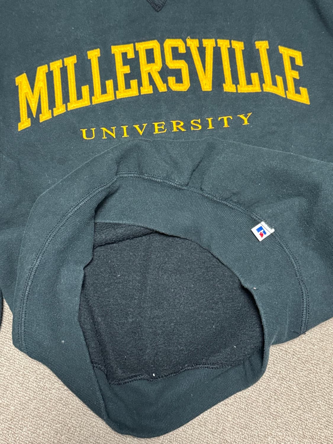 USA 러셀 애슬레틱 밀러스빌 유니버시티 맨투맨 M 상품이미지4