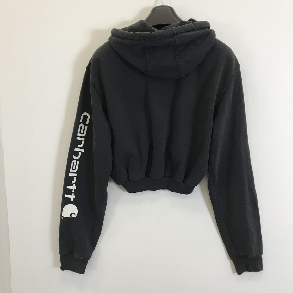 칼하트 리메이크 크롭 후드티 [여성M] 상품이미지3