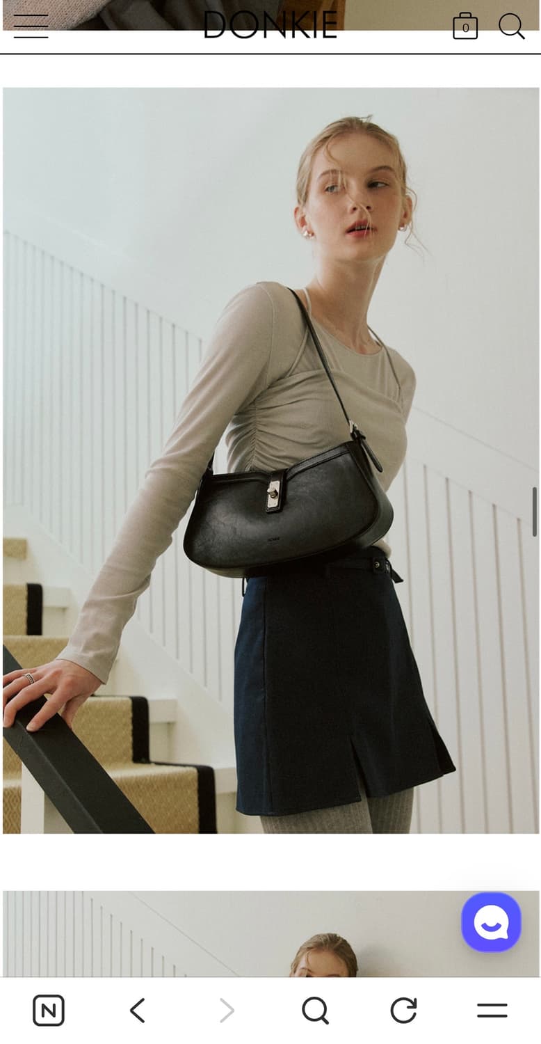 Donkie(돈키) 티아 블랙 숄더백 상품이미지2