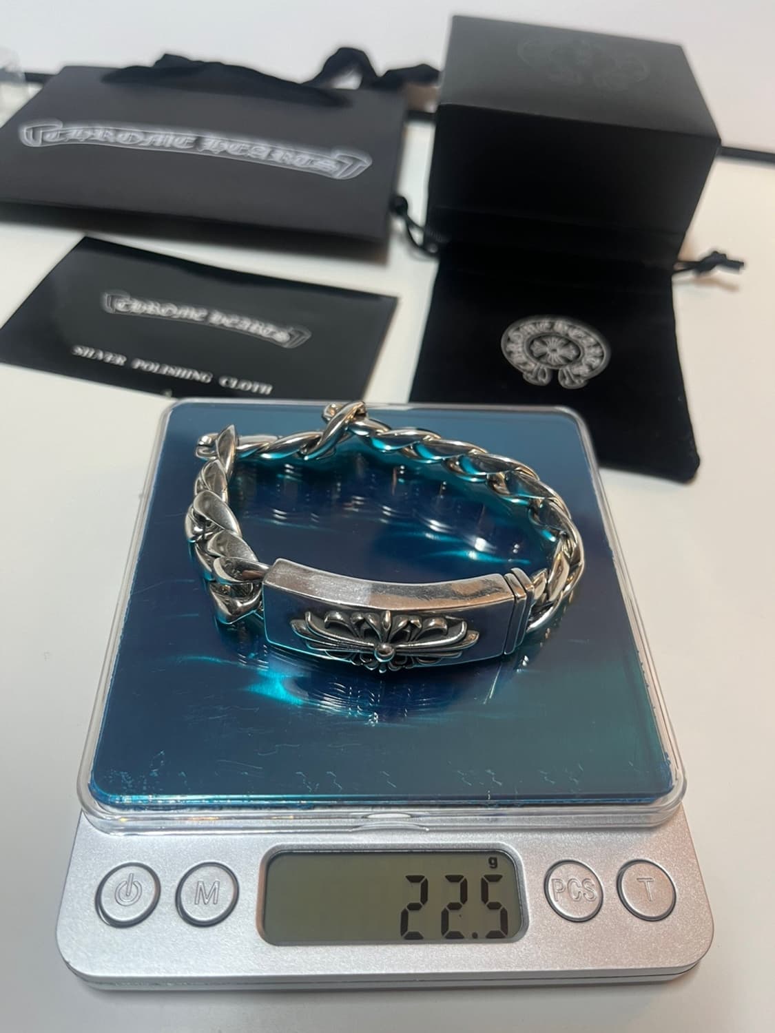 크롬 플로랄 팔찌  상품이미지6