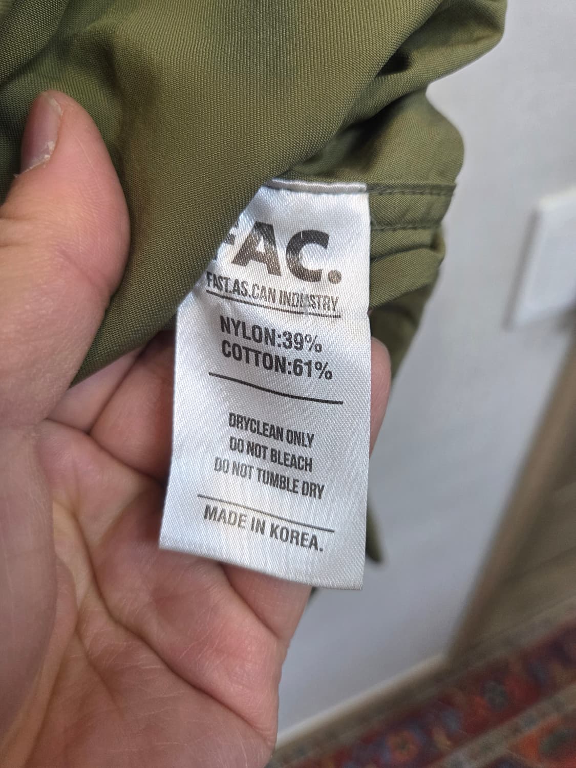 덕다이브 피쉬테일 야상 숏 자켓 대략 L xl 상품이미지4