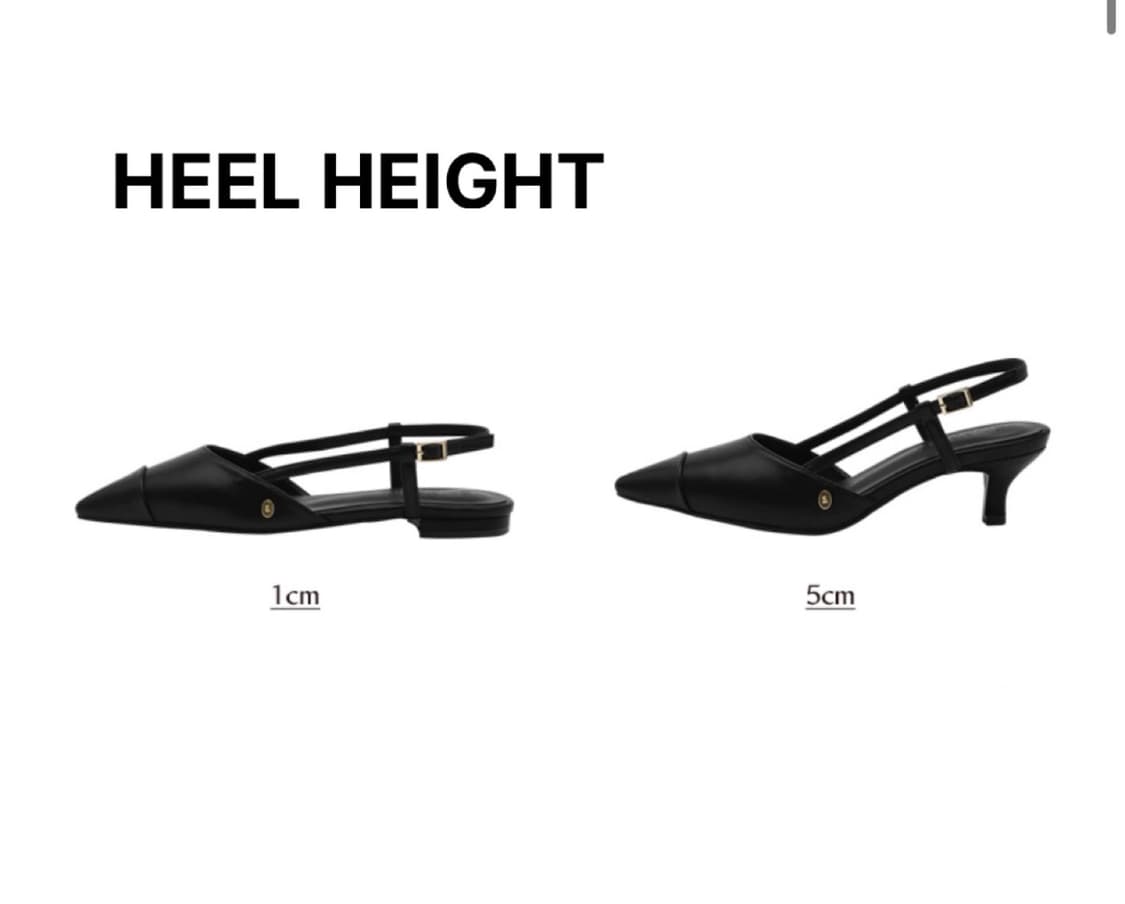 사뿐 아린스 베이직 슬링백 5cm 구두 235 상품이미지3
