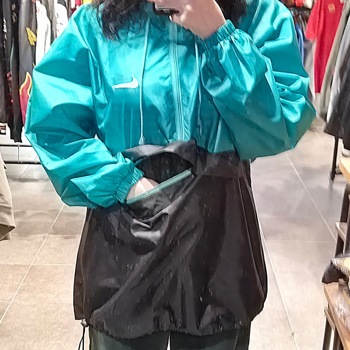 [NO.9] 나이키 배색 분리형 바람막이 반집업 상품이미지3