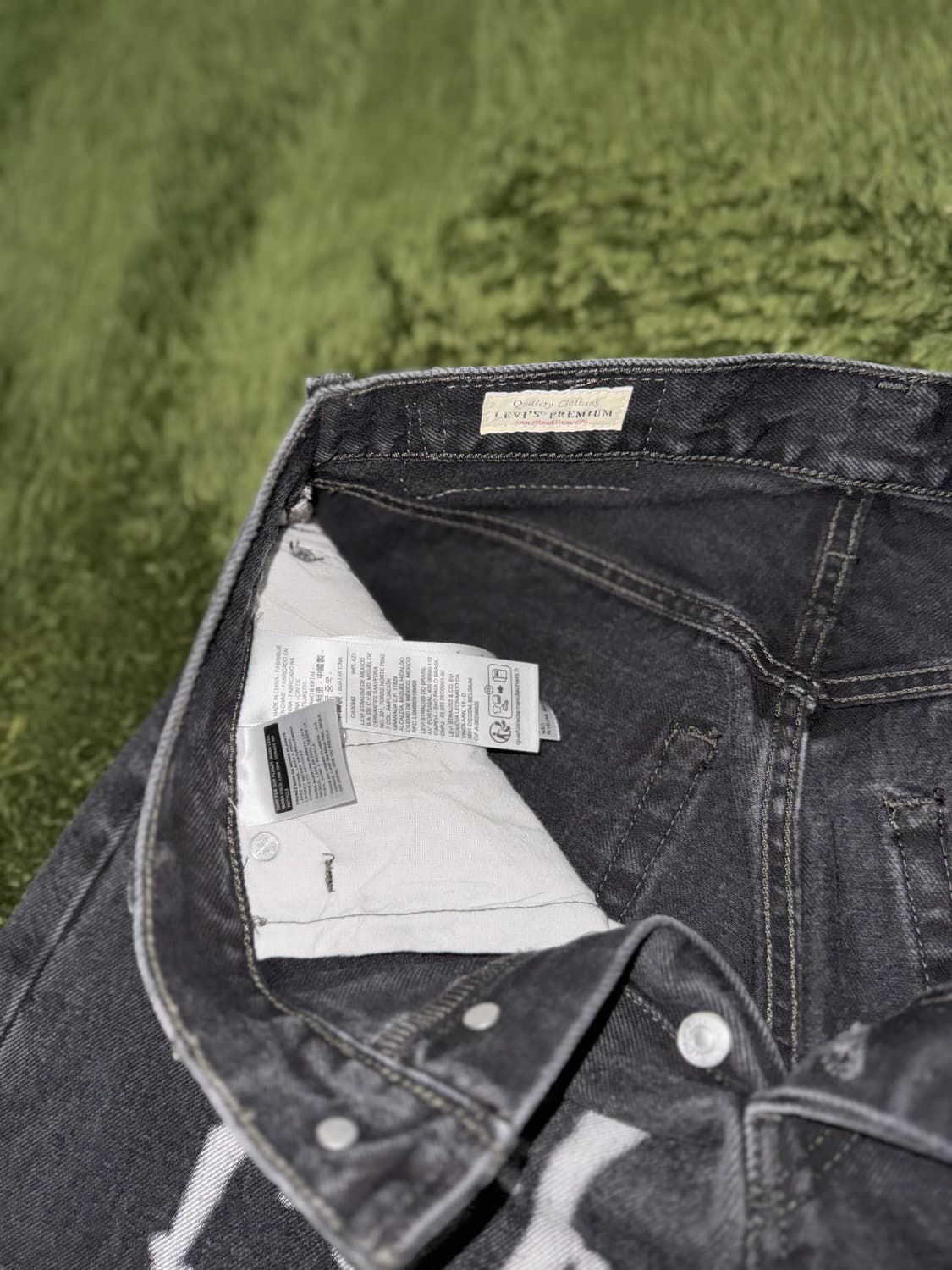 [W27] 리바이스 X 바비 페레이라 501 90s 데님 팬츠 상품이미지4