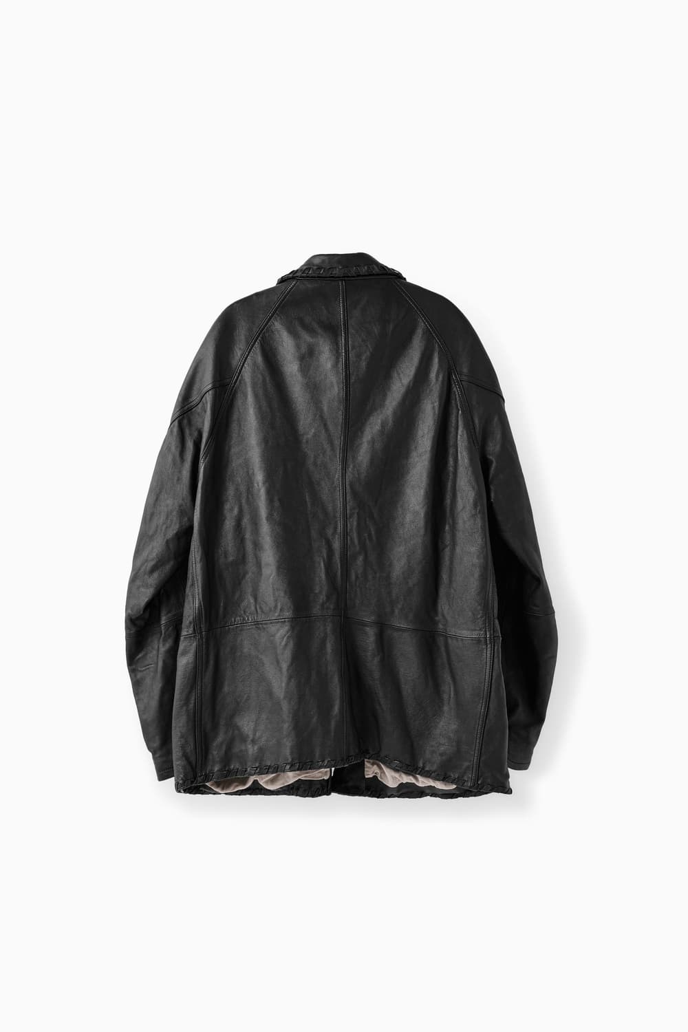 이얼즈어고 윕 스티치 워시드 레더 레글런 자켓 상품이미지2