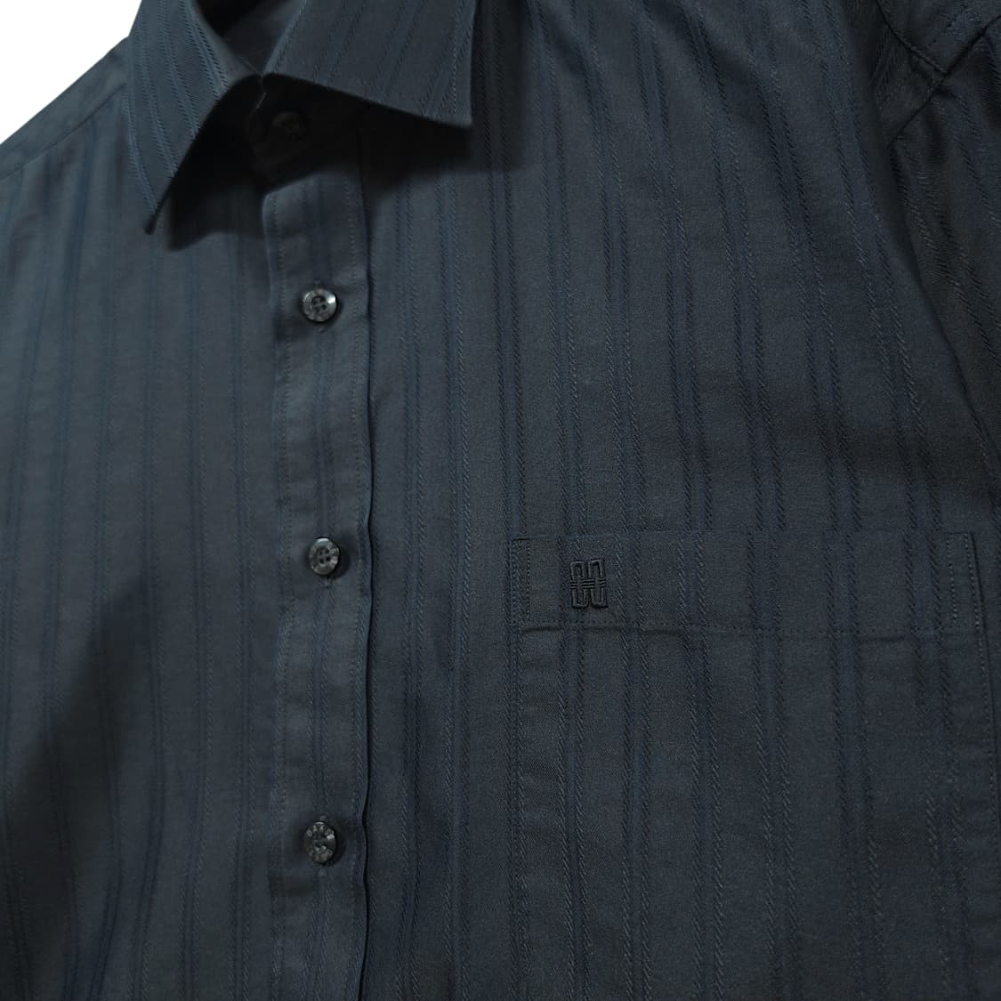 [100] 닥스 블랙 텍스처 스트라이프 긴팔셔츠 상품이미지4