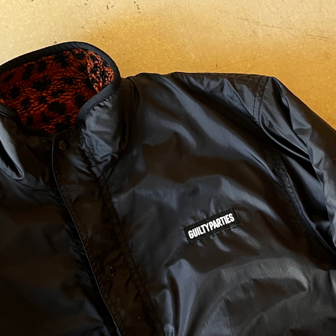 외코마리아 레오파드 리버시블 자켓 상품이미지3