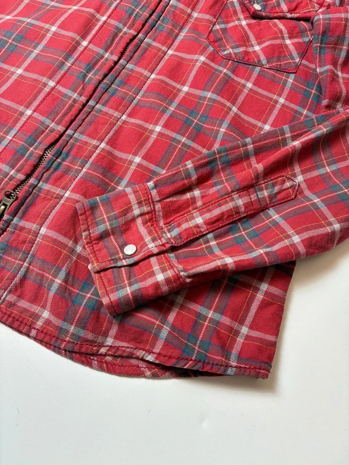 리바이스 00's 레드탭 플란넬 투웨이 집업 셔츠 자켓 PN8256 상품이미지5