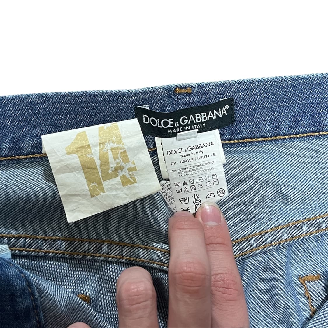 Dolce & Gabbana 14 디스트로이드 데님 팬츠 상품이미지6