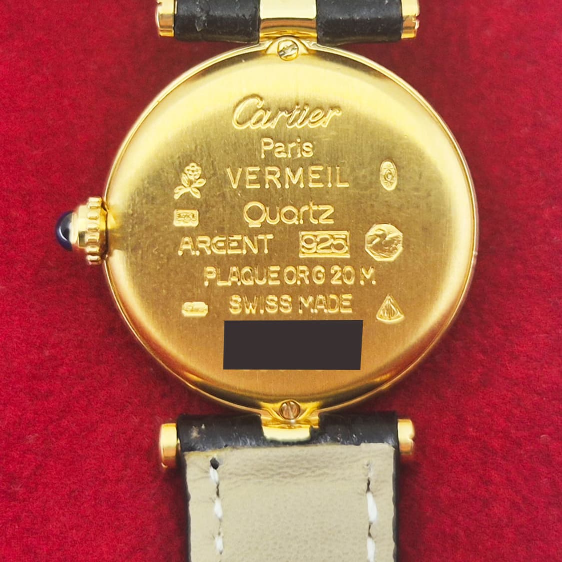 까르띠에 방돔 24mm 화이트 로만 다이얼 상품이미지4