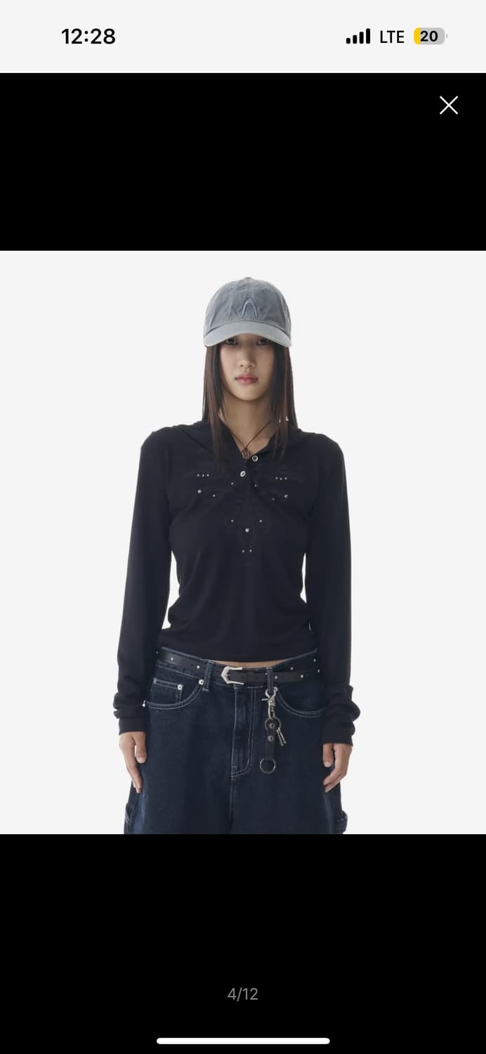 아캄 롱슬리브 Studded Leaf Hooded Long Sleeve  상품이미지2