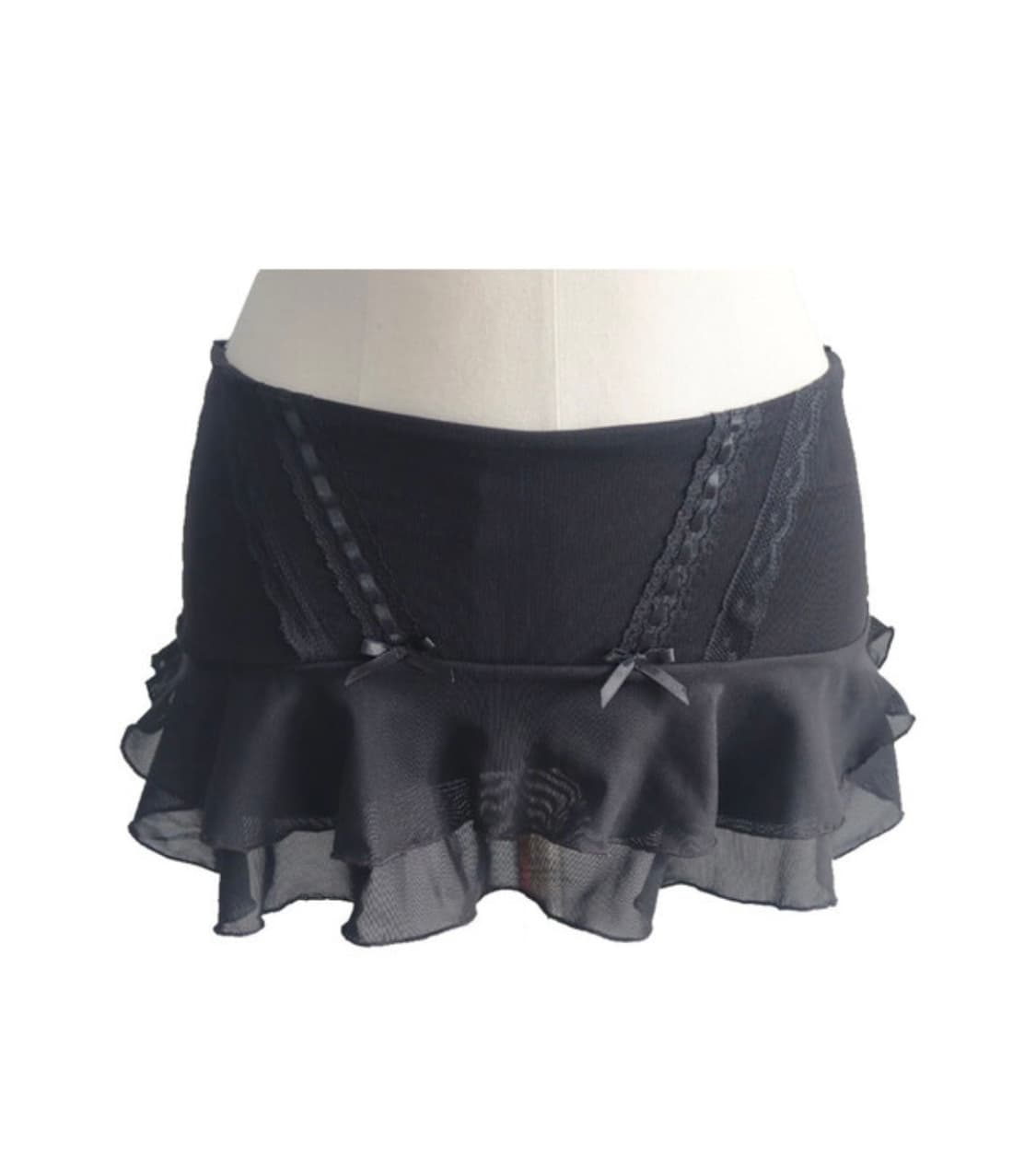 Angelnumber555 Garter frill skirt S 상품이미지1