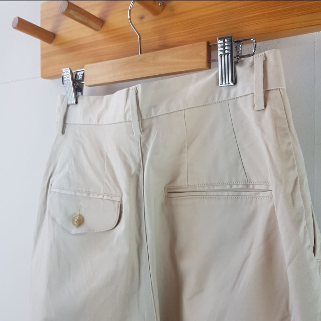 프론트 택 세미 와이드 팬츠 상품이미지6