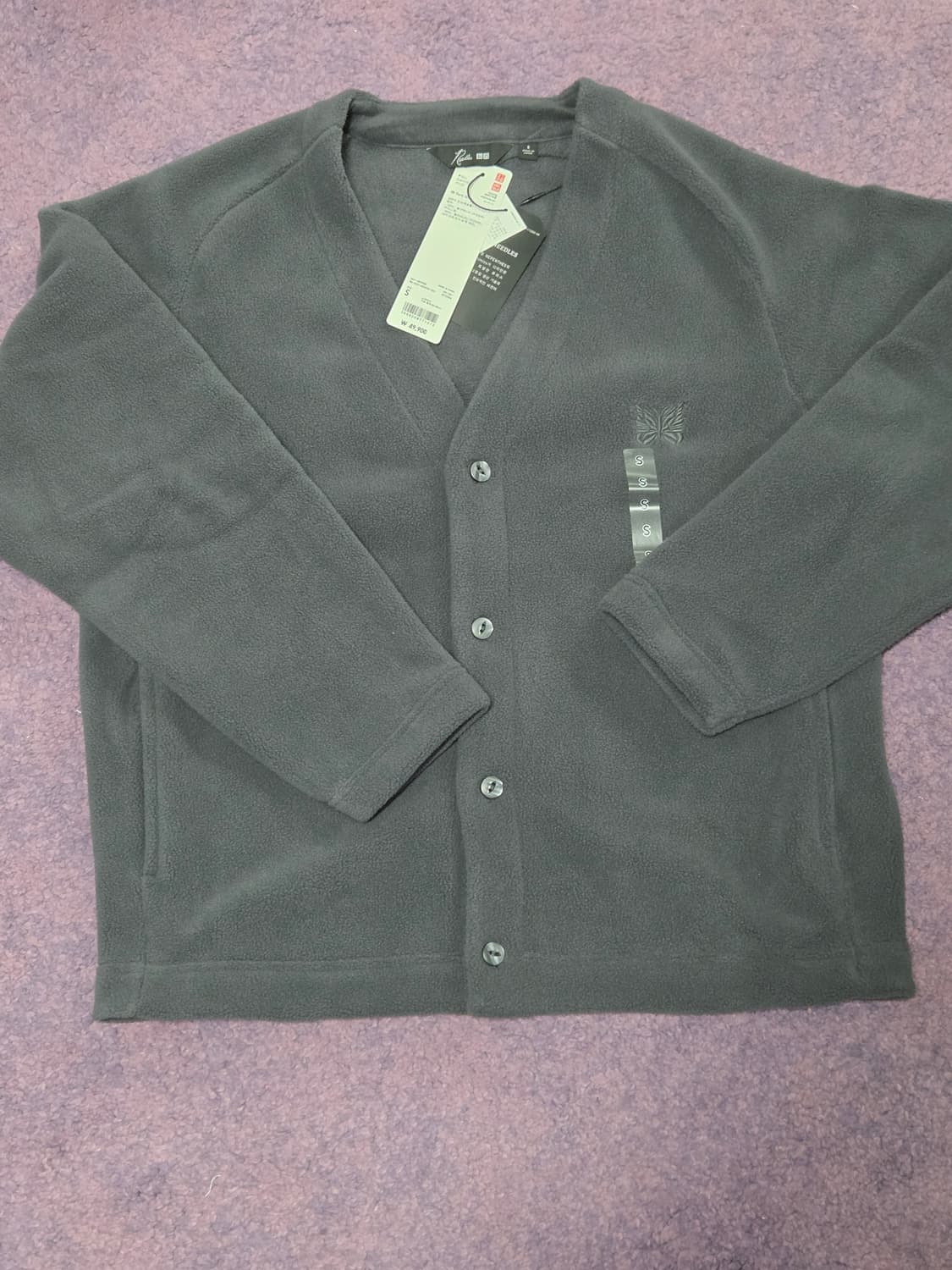 유니클로 × 니들스 가디건, 바지 (블랙, 그레이) 상품이미지3