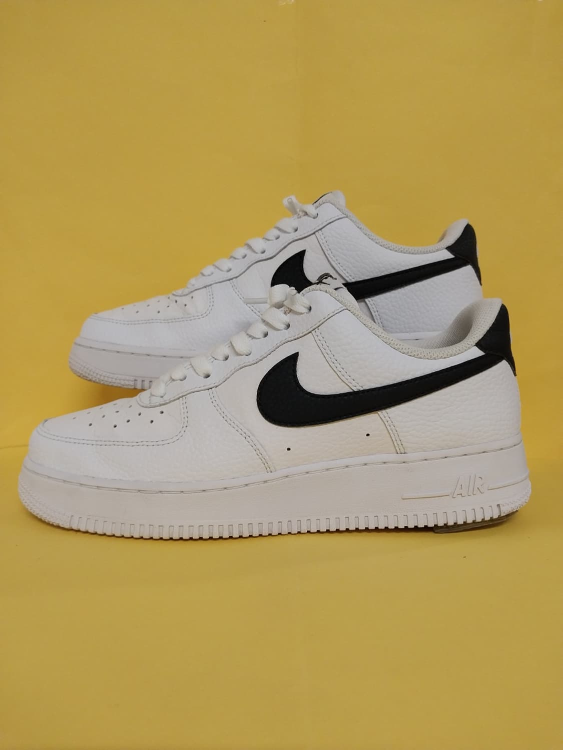 남성 나이키 에어포스1 07 화이트블랙 운동화 (265) 상품이미지1