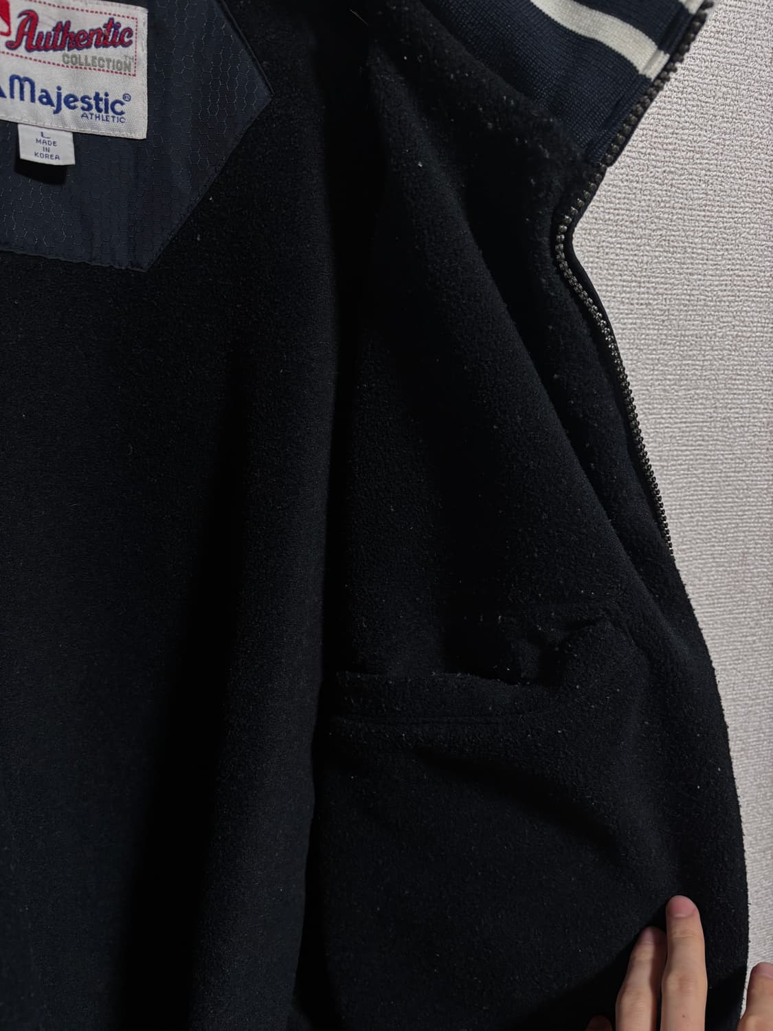 마제스틱 뉴욕양키즈 덕아웃 자켓 오왼 상품이미지3