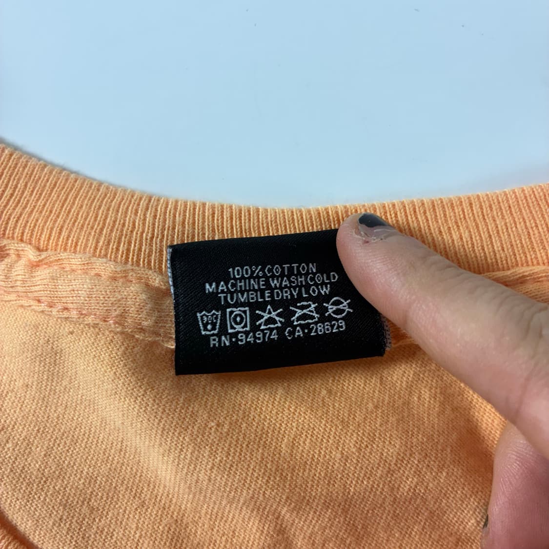 Stussy  스투시 미드나잇 인세티 피치 반팔티셔츠  상품이미지7