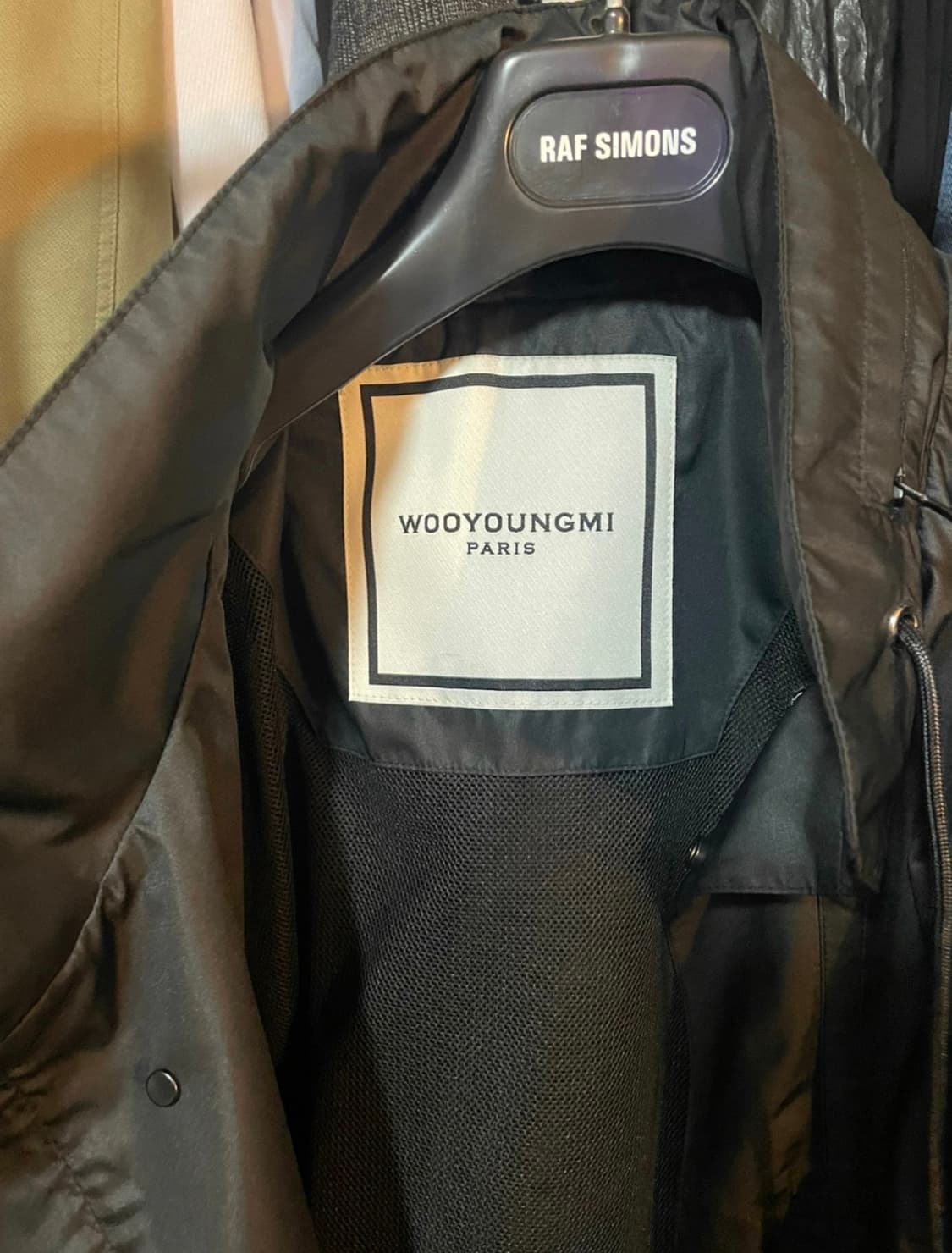 우영미 롱 바람막이 코트 48사이즈 상품이미지3