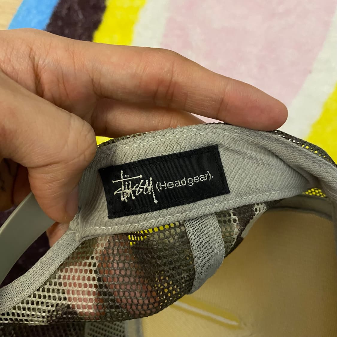 스투시 카모플라쥬 그래픽 메쉬캡 모자 상품이미지4