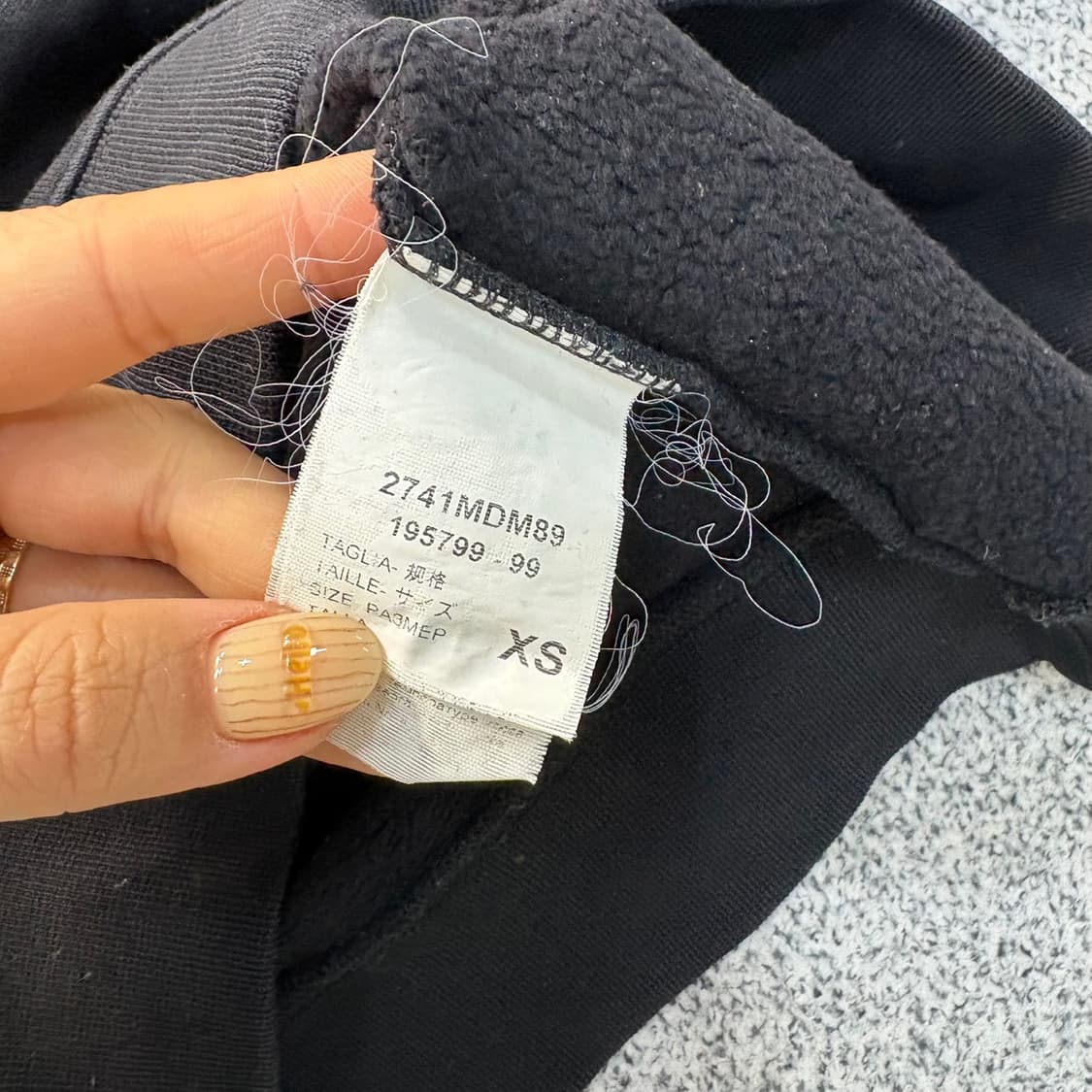 XS MSGM 여성 기모 맨투맨 0402J 상품이미지4