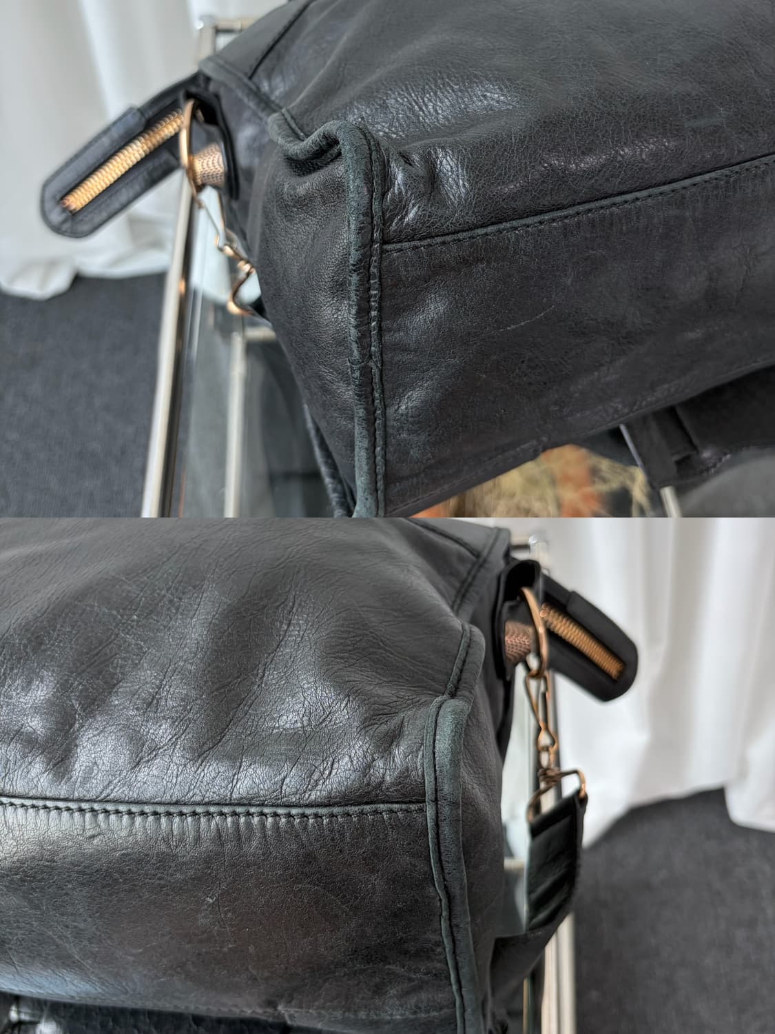 발렌시아가 시티 모터백 블랙 상품이미지9