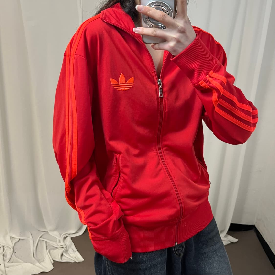 Adidas Firebird red jersey 상품이미지3