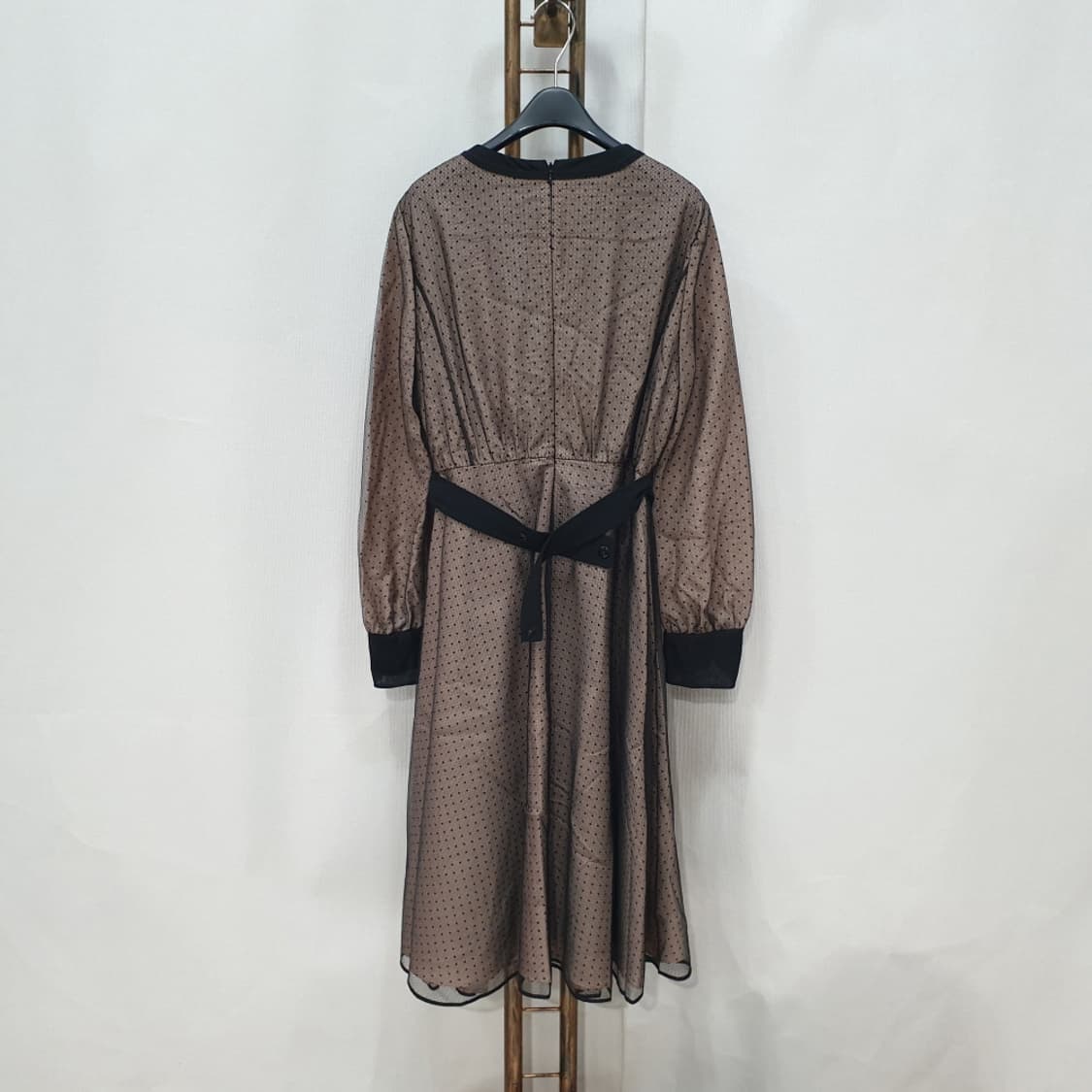 JJ지고트 도트 시스루 플레어 원피스 66 상품이미지4