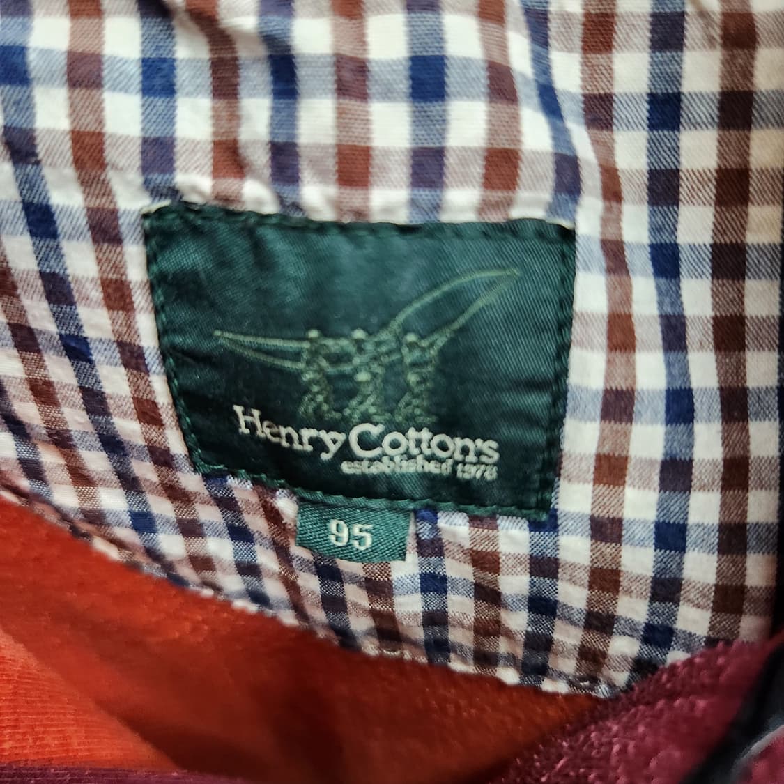 헨리코튼 로고자수 반집업 맨투맨 95(L) 상품이미지5