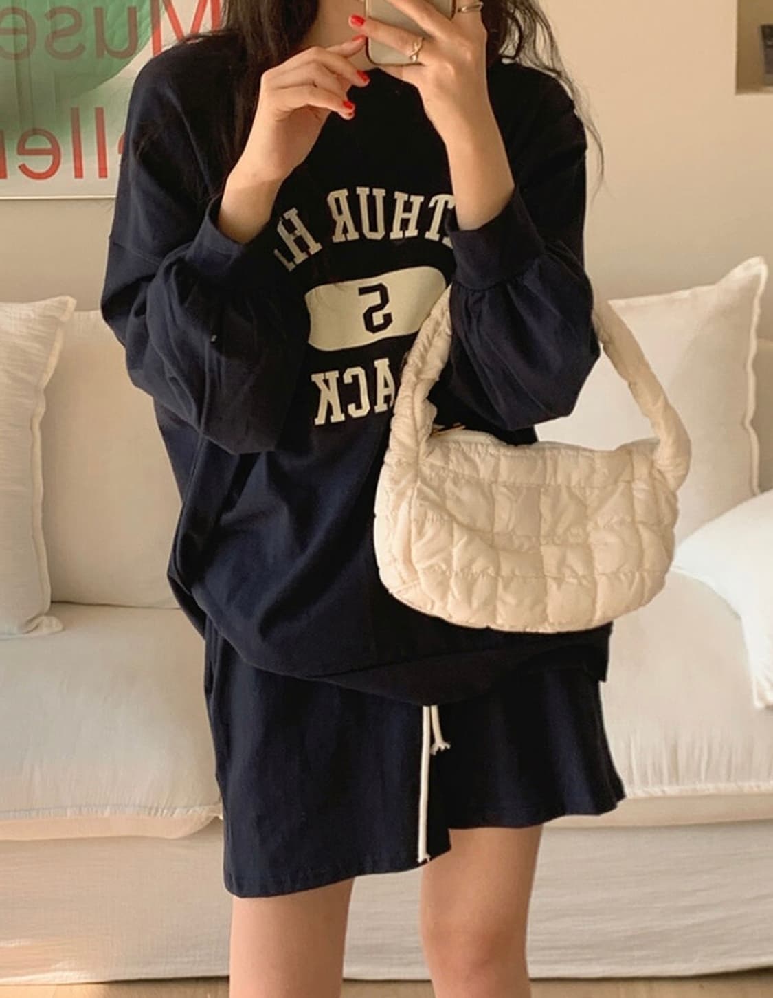 프렌치오브 맨투맨 팬츠 세트 상품이미지1