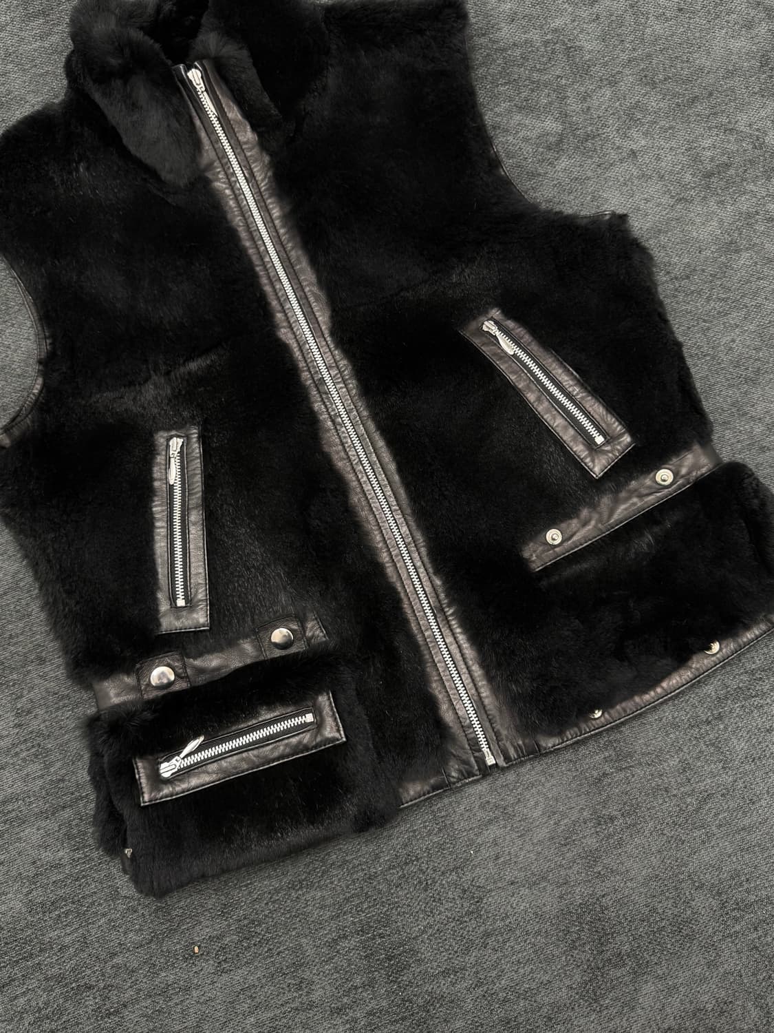 loritti 래빗 퍼 베스트 상품이미지3