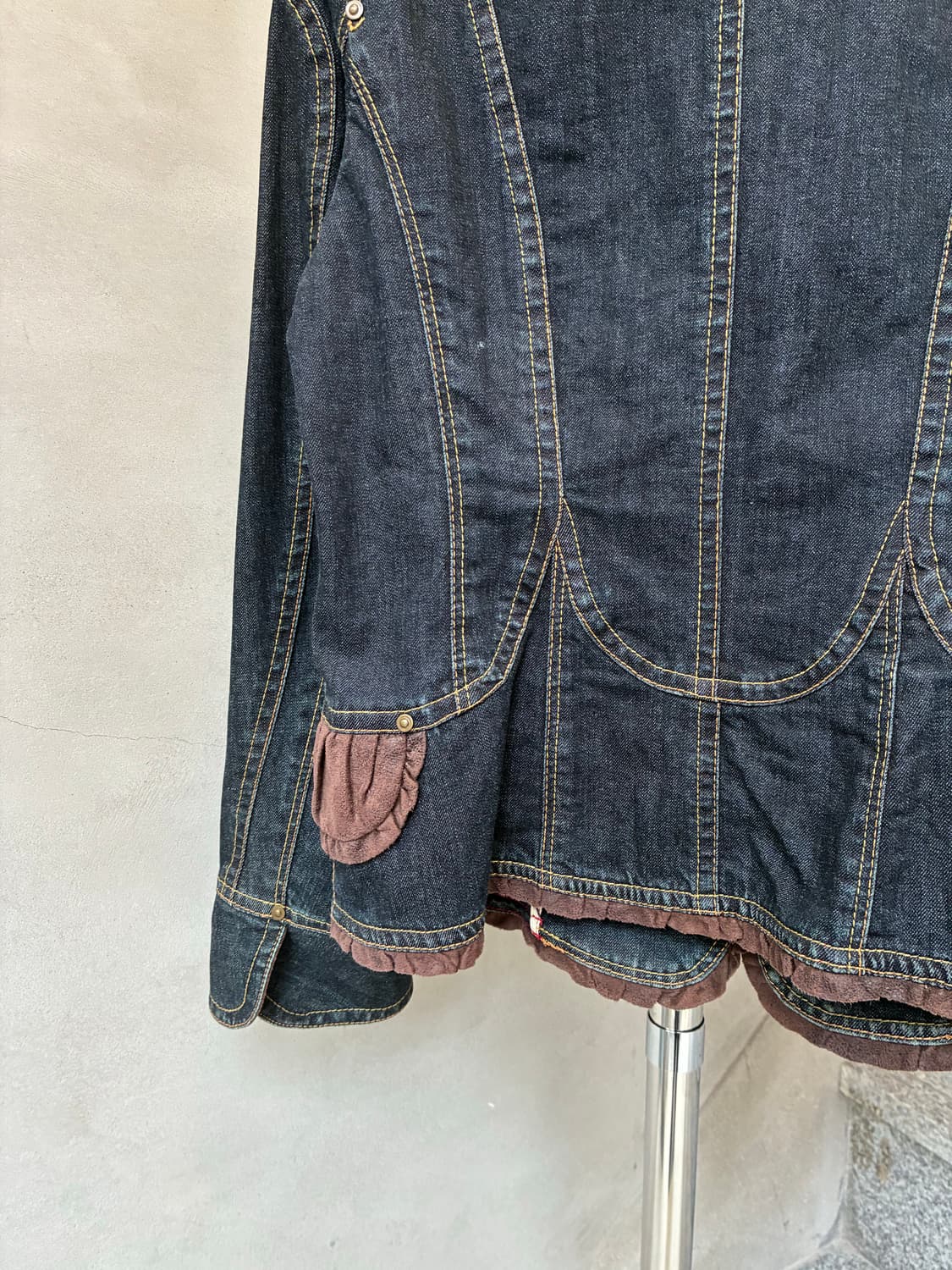 히로코 코시노 프릴 데님 자켓 상품이미지5