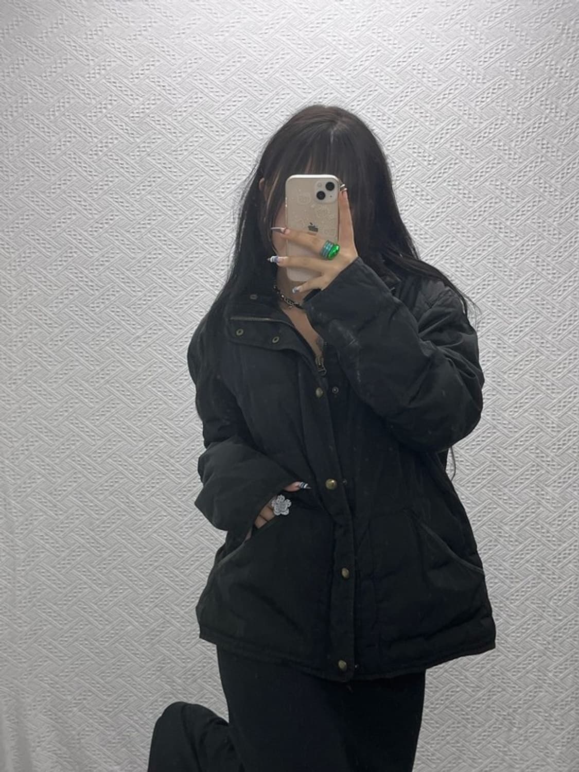 폴로 랄프로렌 모던 캐주얼 빈티지 코듀로이 카라 패딩 XXL C07925 상품이미지1