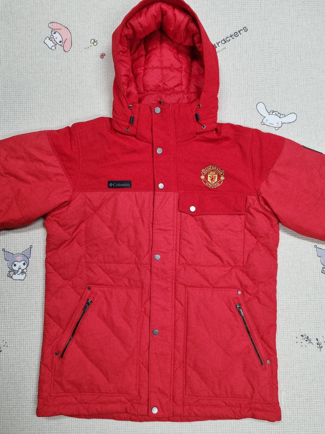 컬럼비아 맨체스터 유나이티드 터보 다운 퀄팅 자켓 XL 상품이미지2