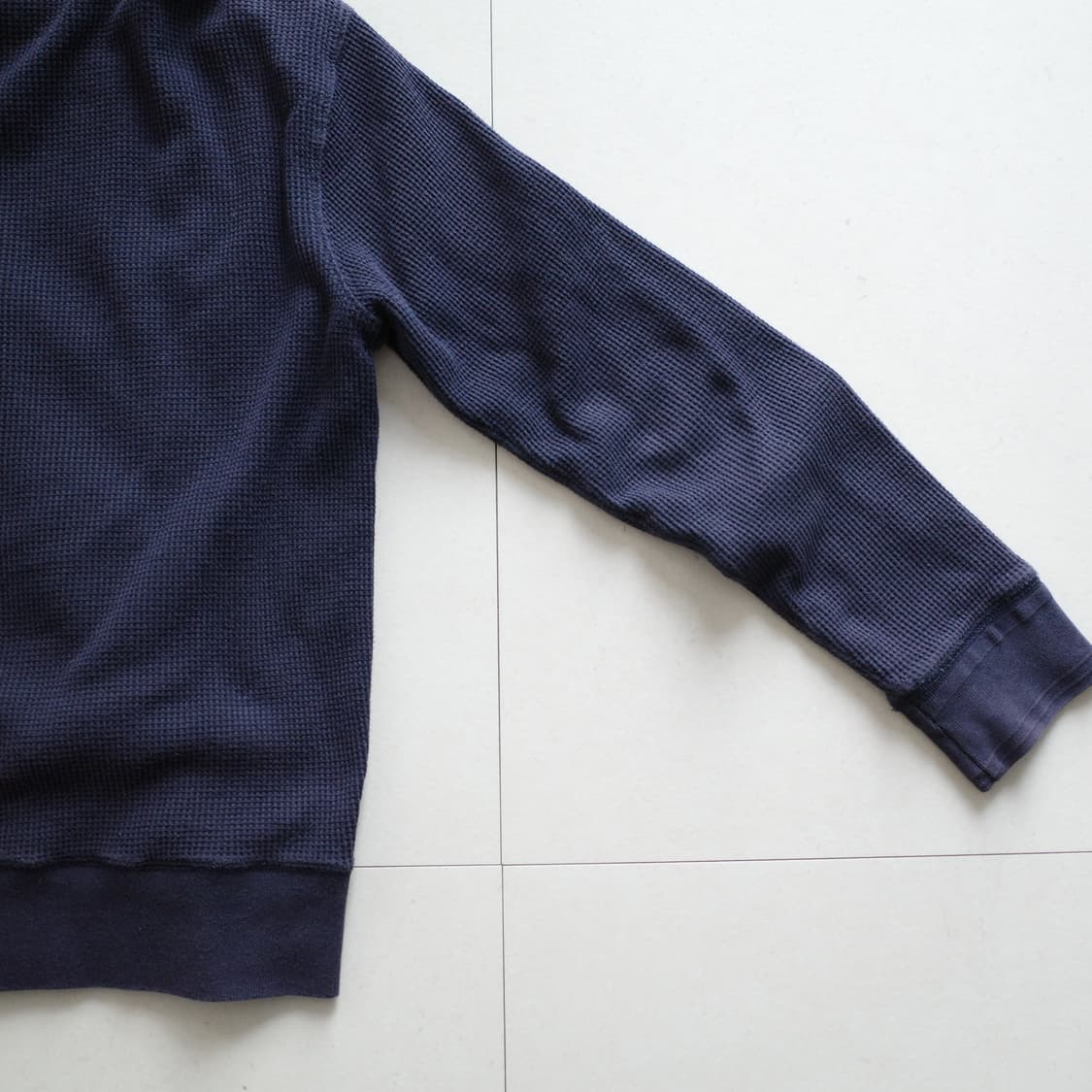 폴로 랄프로렌 네이비 와플 써멀 후드집업 M 상품이미지9