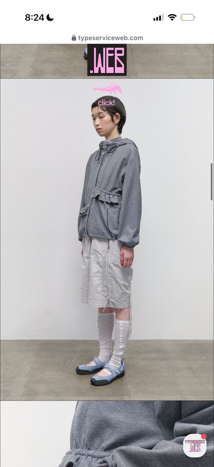 타입서비스 버뮤다 팬츠 Lace Trim Strap Pants 상품이미지3