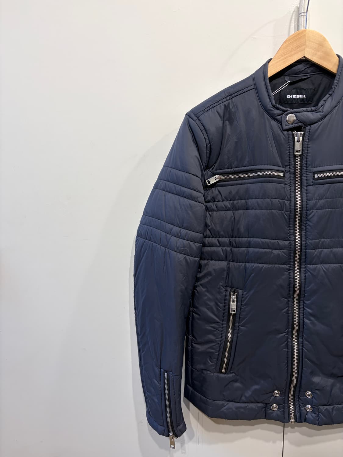 디젤 나일론 바이커 봄버 자켓 상품이미지3