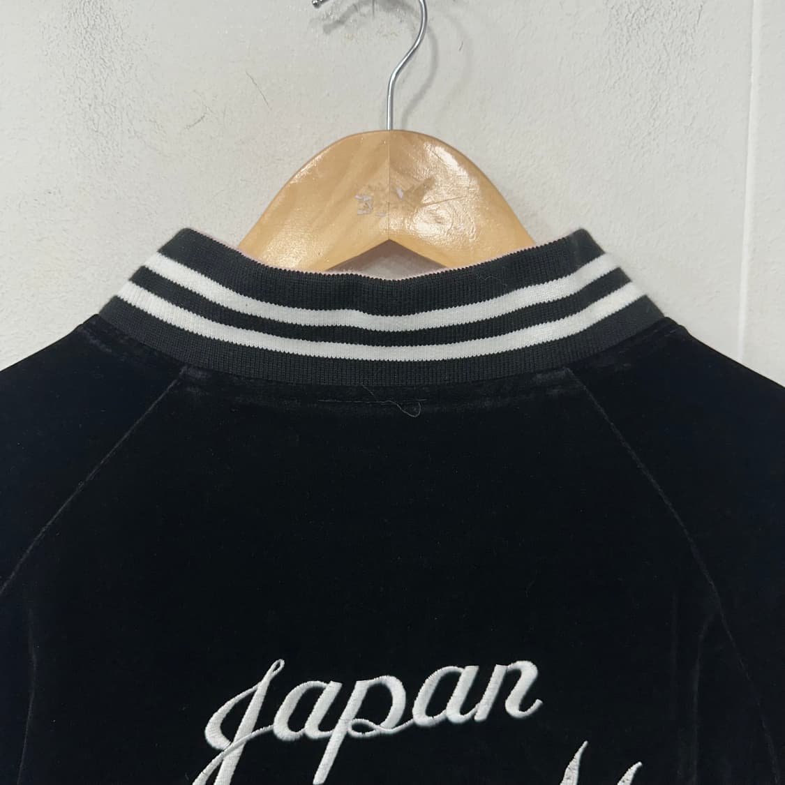 일본 빈티지 리버시블 벨벳 스카쟌 상품이미지3