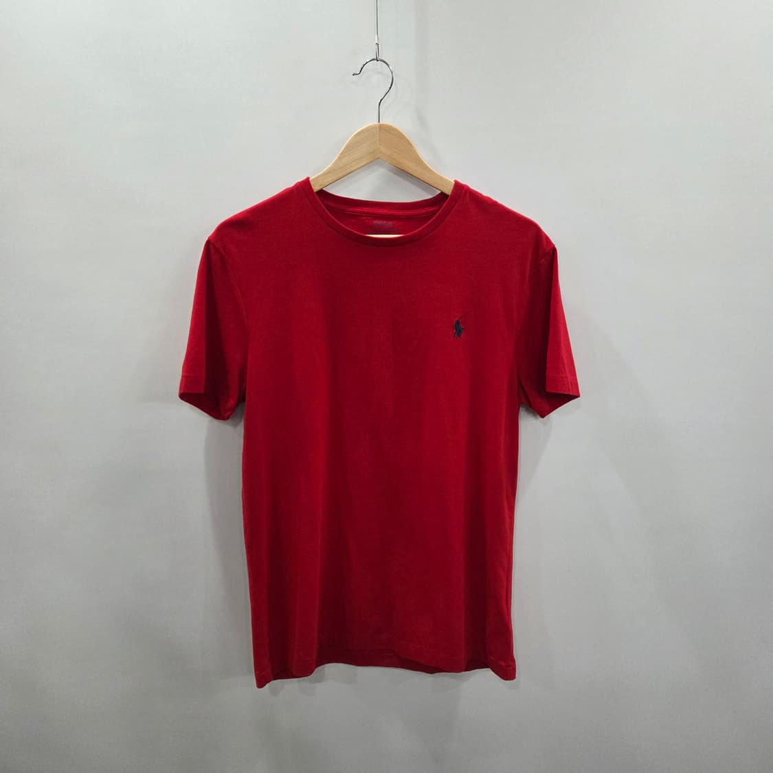 폴로랄프로렌 자수로고 반팔티 레드 M 상품이미지1