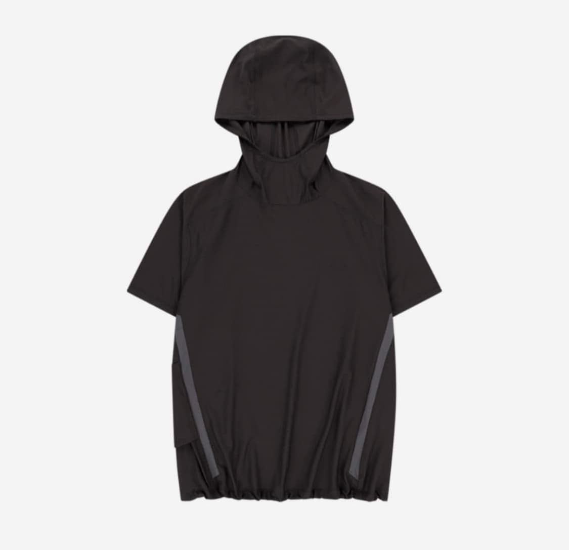 산산기어 후디드 포켓 티셔츠 브라운 상품이미지1