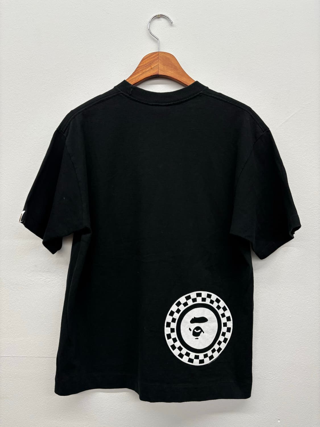 Bape 체커 로고 프린트  반팔티 상품이미지5