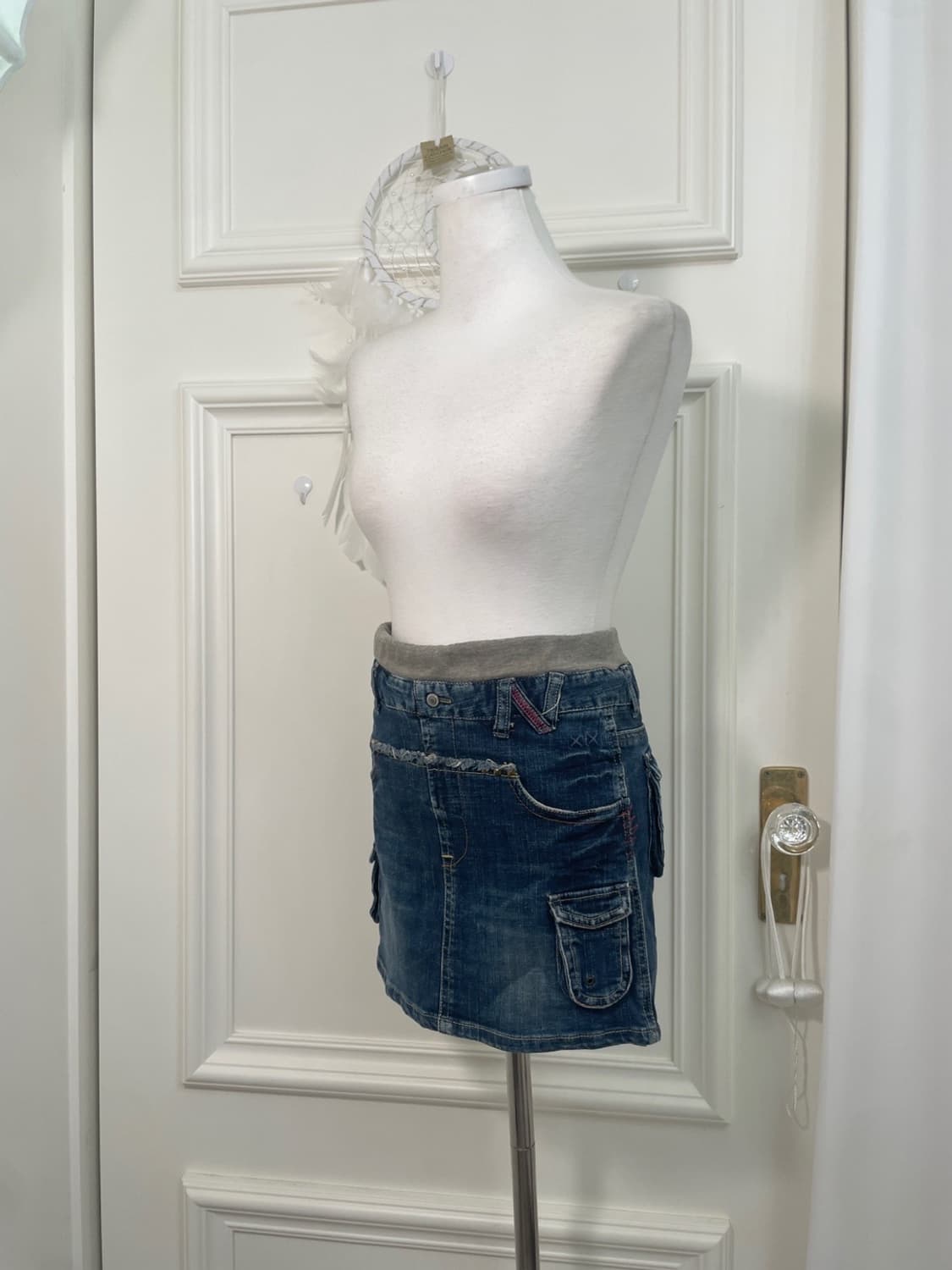 denim waist cotton stitch pocket point y 상품이미지2