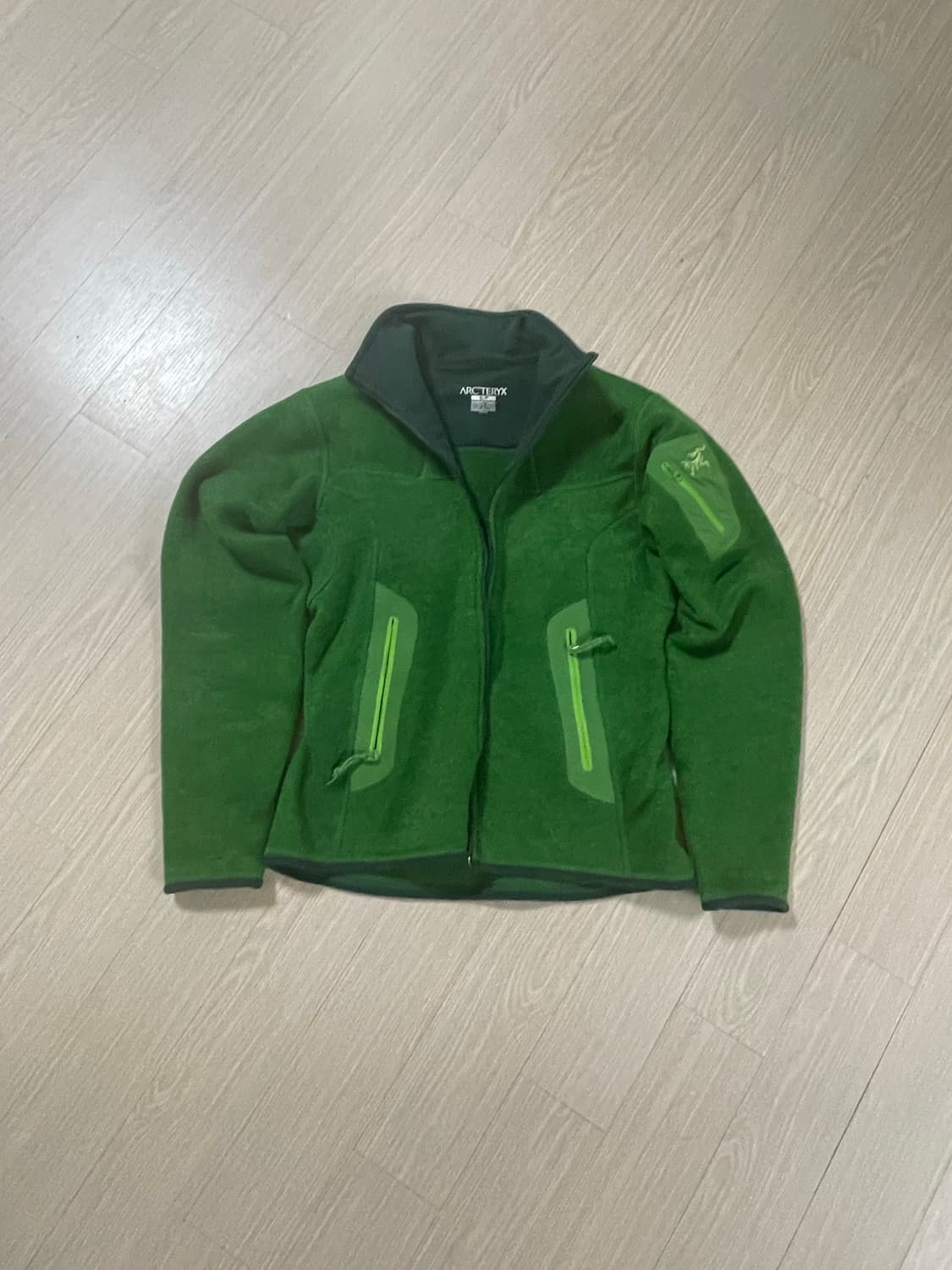아크테릭스 코버트 폴라텍 플리스 자켓 그린 S/P 상품이미지2